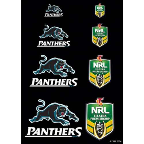 Panthers NRL Logo Icing Sheet - Click Image to Close